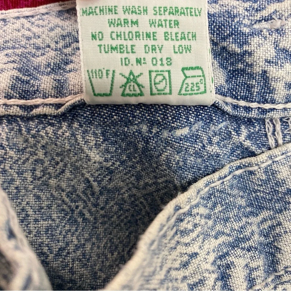 VTG P.S. Gitano High Waisted Acid Wash Mom Jeans‎ 100% Cotton | Size 6S W26